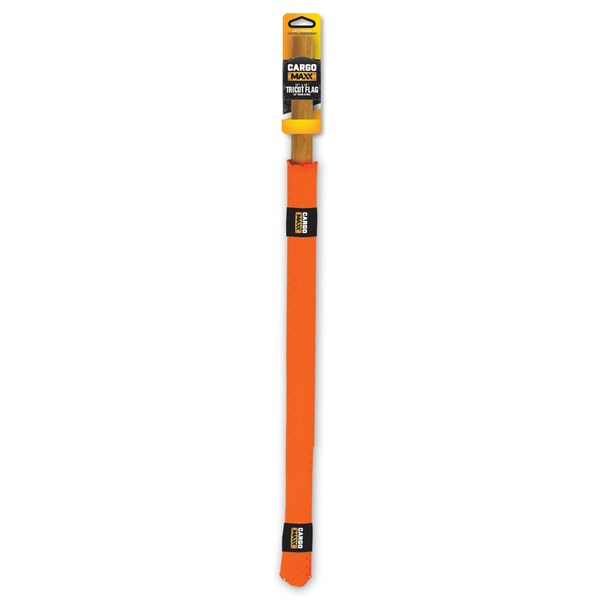 Cargo Maxx Tricot Orange Flag 18x18 w/24inDowel - 122-10005