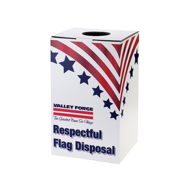 Valley Forge Valley Forge Flag Disposal Box 22 in. H X 12.5 in. W X 13.75 in. L - BOXREC