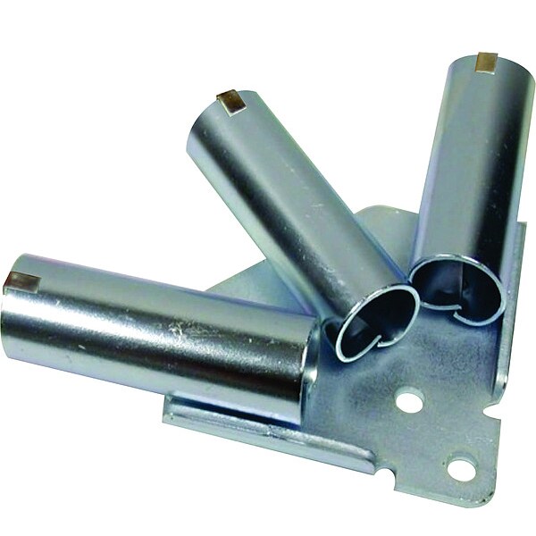 Dicke Tripple Flagholder, Zinc Plated - FH3010