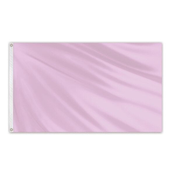 Global Flags Unlimited Solid Color Outdoor Nylon Flag 3' x 5' - Mauve - 204645