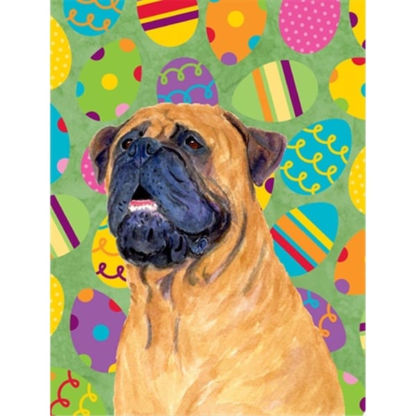 Patioplus 11 x 15 In. Mastiff Easter Eggstravaganza Flag; Garden Size - PA247194