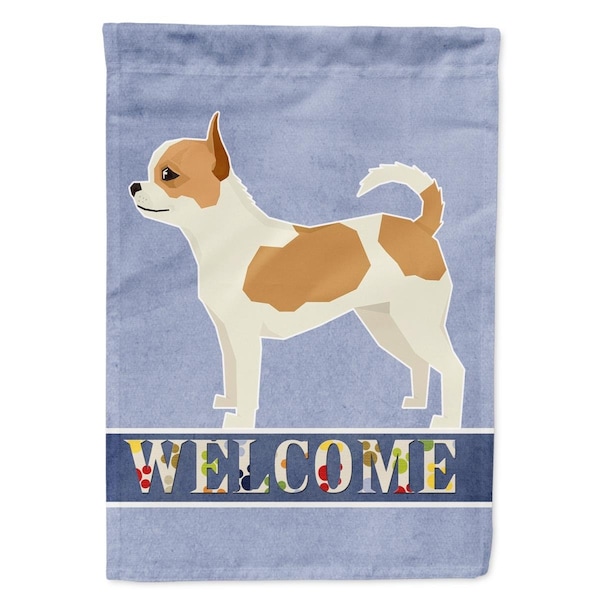 Carolines Treasures Chihuahua Welcome Flag Canvas House Size - CK3589CHF