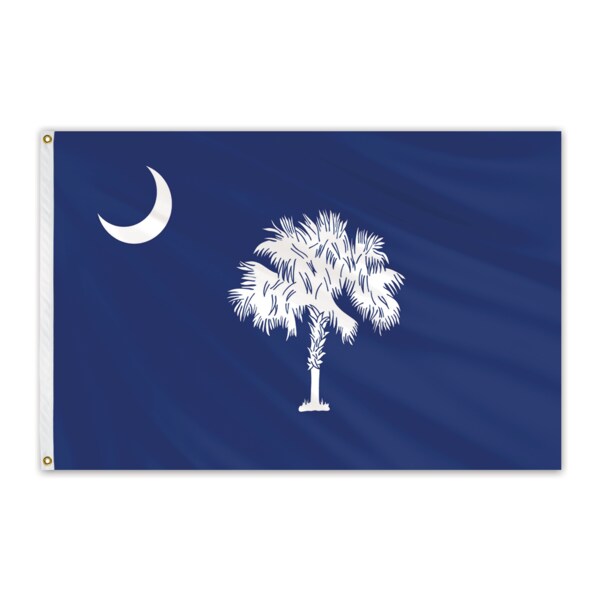 Global Flags Unlimited South Carolina Outdoor Nylon Flag 3'x5' - 200600