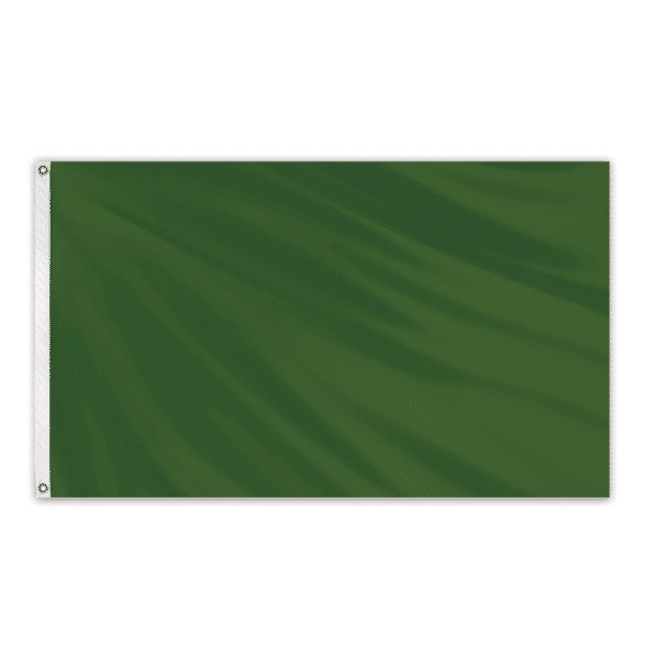 Global Flags Unlimited Solid Color Outdoor Nylon Flag 3' x 5' - Emerald Green - 204628