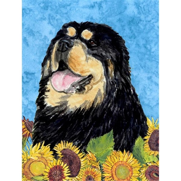 Carolines Treasures 28 x 40 In. Tibetan Mastiff Flag Canvas- House Size - SS4145CHF