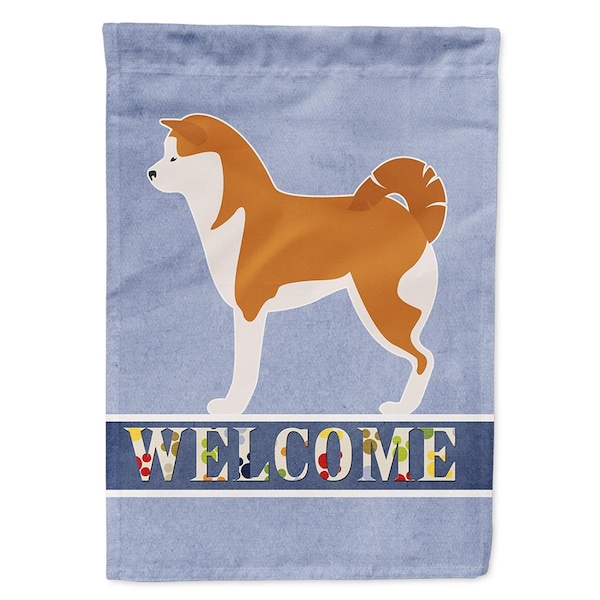 Carolines Treasures Akita Welcome Flag Canvas House Size - BB5576CHF
