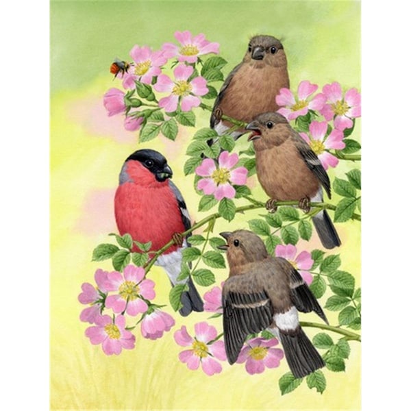 Patioplus Eurasian Bullfinches Flag Garden Size - PA252361