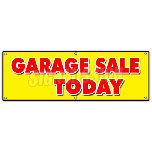 Signmission GARAGE SALE TODAY BANNER SIGN household tools furniture antique clothes - B-72 GARAGE SALE TODAY