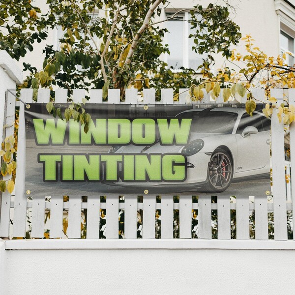Signmission Window Tinting, 24 Inch x 72 Inch, Vinyl Banner - B-72-30945