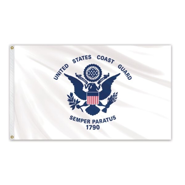 Global Flags Unlimited Coast Guard Outdoor Fly Bright Flag 3'x5' - 204039