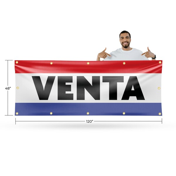 Signmission Venta, 48 Inch x 120 Inch, Vinyl Banner - B-120-30913