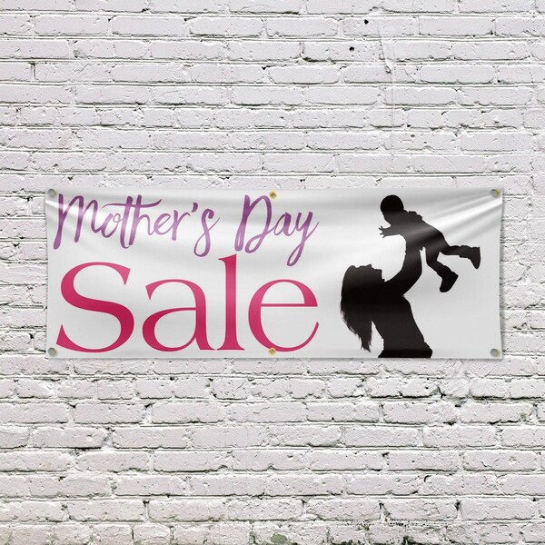 Signmission Mothers Day Sale, 24 Inch x 72 Inch, Vinyl Banner - B-72-30742