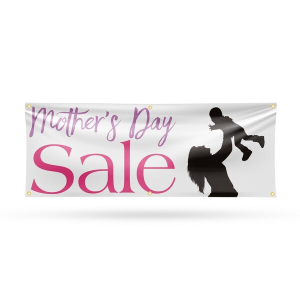Signmission Mothers Day Sale, 24 Inch x 72 Inch, Vinyl Banner - B-72-30742