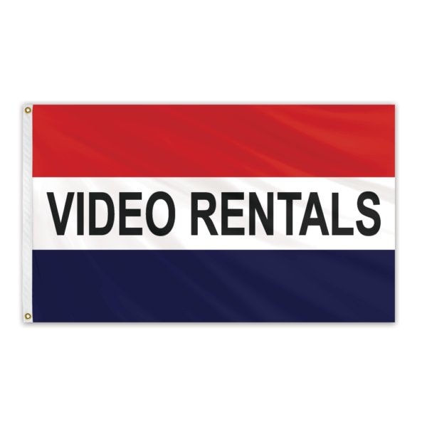 Global Flags Unlimited Video Rentals Message Flag 3'x5' Standard Flag - 204580