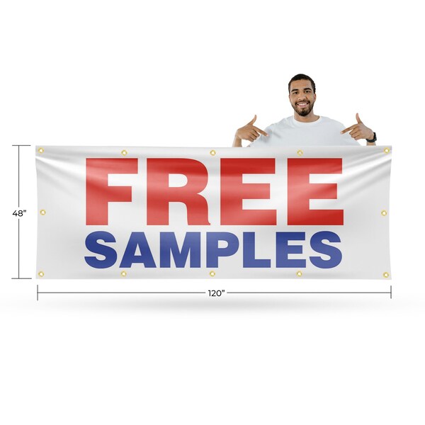 Signmission Free Samples, 48 Inch x 120 Inch, Vinyl Banner - B-120-30646