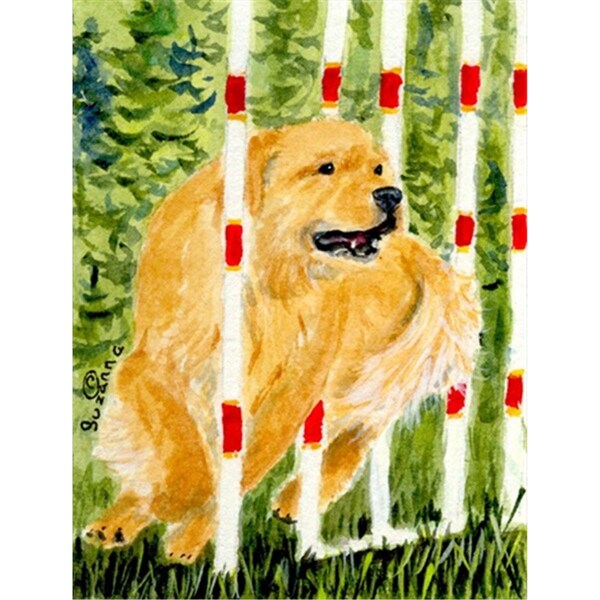 Patioplus 11 x 15 In. Golden Retriever Flag; Garden Size - PA246810