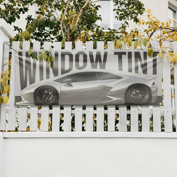 Signmission Window Tint, 18 Inch x 48 Inch, Vinyl Banner - B-30944