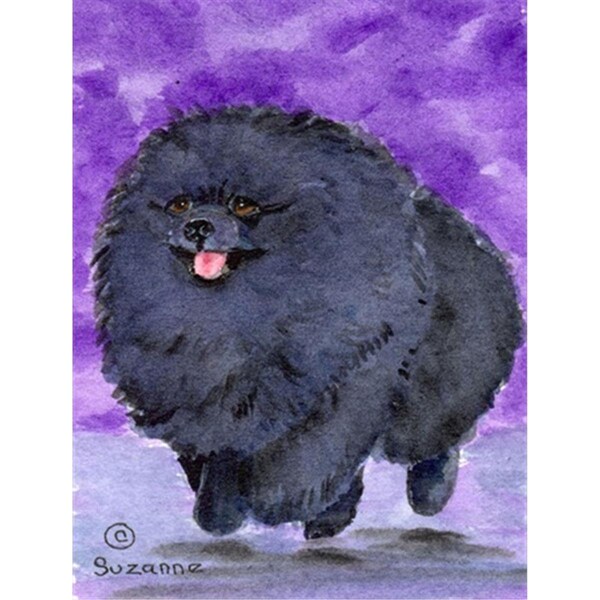 Patioplus 11 x 15 in. Pomeranian Garden Size Flag - PA246587