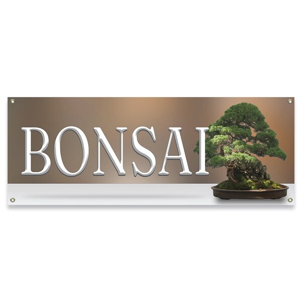 Signmission Bonsai Banner Concession Stand Food Truck Single Sided - B-30021