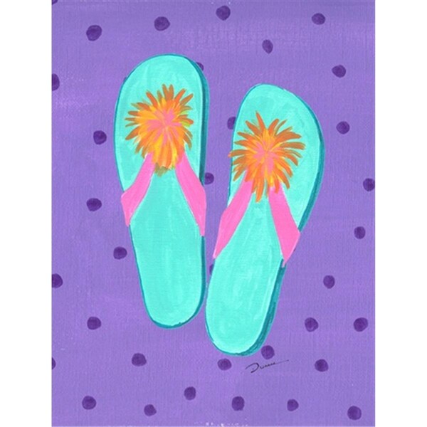 Patioplus Flip Flops Purple Flag - Garden Size - PA246465