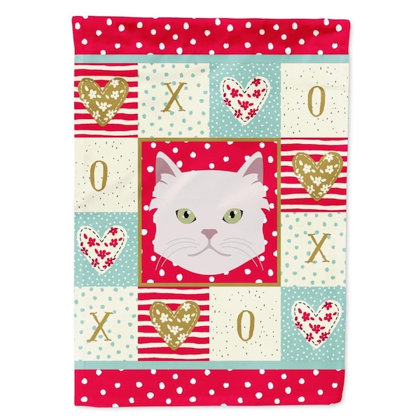 Carolines Treasures 28 x 0.01 x 40 in. Asian Semi Longhaired Cat Flag Canvas House Size - CK5085CHF