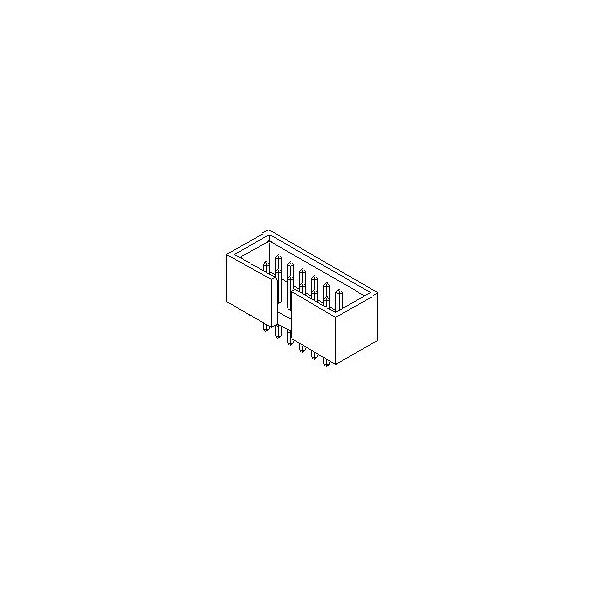 Encabezados y carcasas de alambre Molex Cgrid Hdr W / Pg / Slt Pg / Slt .13Aulf 10Ckt - 878341019