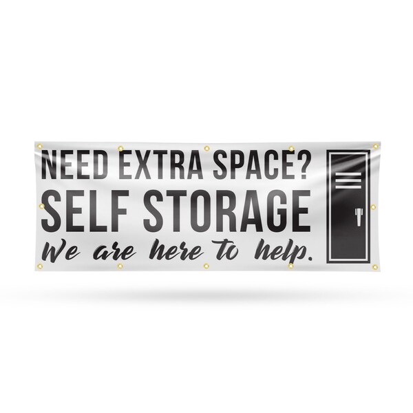 Signmission Need Extra Space Self Storage, 48 Inch x 120 Inch, Vinyl Banner - B-120-30750