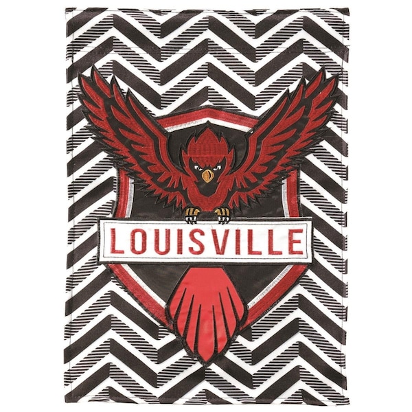 Magnolia Gardens 13 x 18 in Louisville Cardinal Plus Garden Flag - M011549