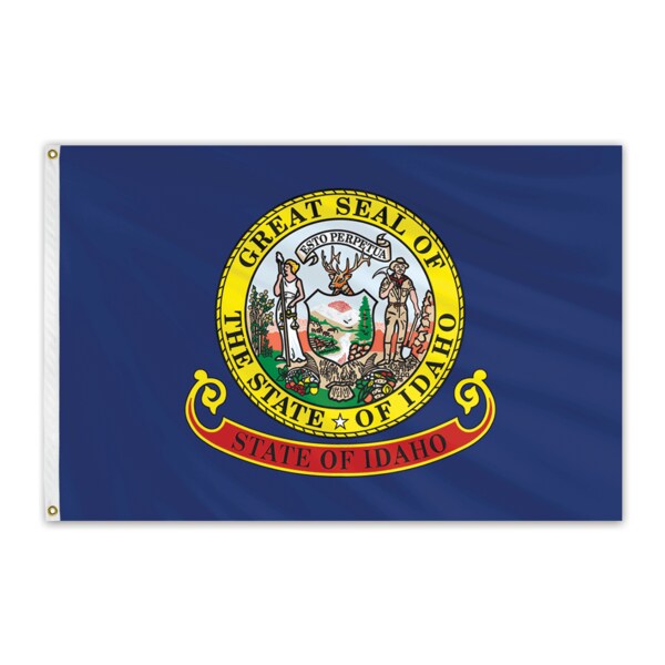 Global Flags Unlimited Idaho Outdoor Nylon Flag 12"x18" - 200209