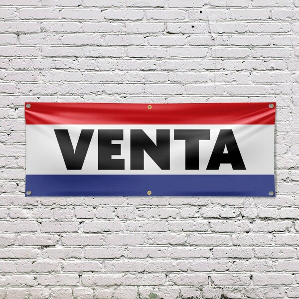 Signmission Venta, 24 Inch x 72 Inch, Vinyl Banner - B-72-30913