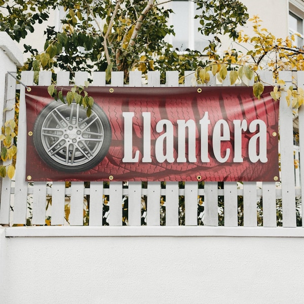Signmission Llantera, 36 Inch x 96 Inch, Vinyl Banner - B-96-30727
