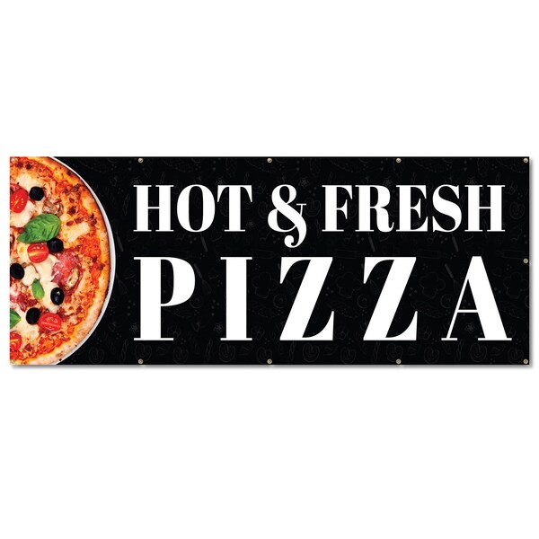 Signmission Pizza, 48 Inch, Banner - B-120-30413