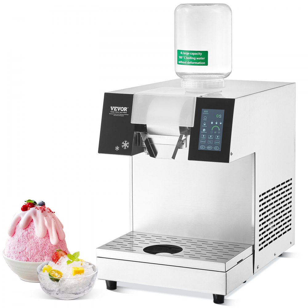 Commercial Snowflake Ice Machine 507LBS/24H Stainless Steel for Ice Cream - FLXNBJFLCMYJDLHFVV1