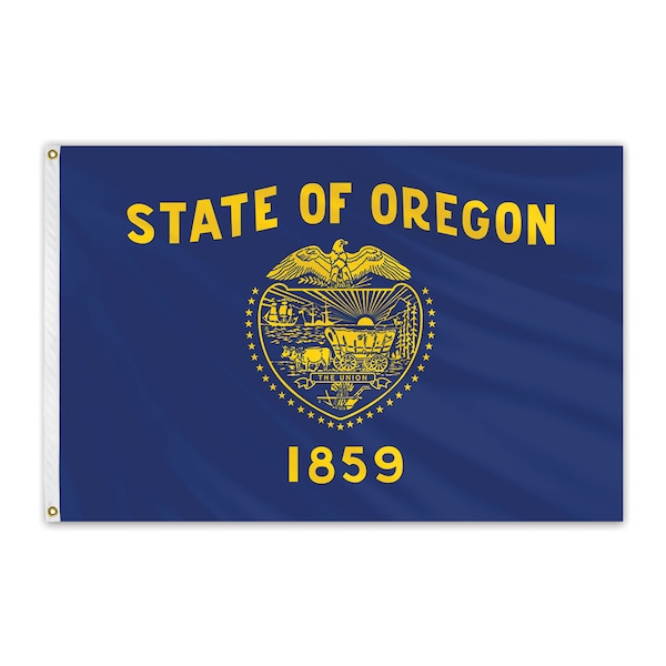 Global Flags Unlimited Oregon Outdoor Nylon Flag 12"x18" - 200557