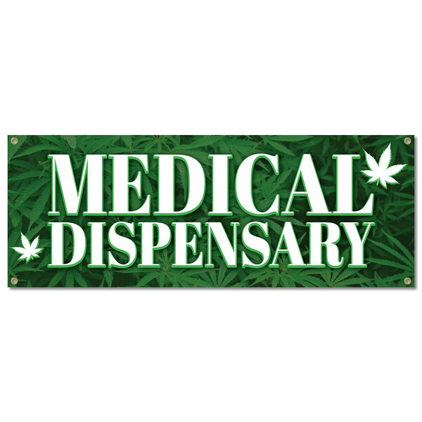 Signmission Medical Dispensary, 18 Inch, Banner - B-30402