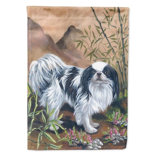 Carolines Treasures 28 x 0.01 x 40 in. Japanese Chin Canvas House Flag - PPP3109CHF