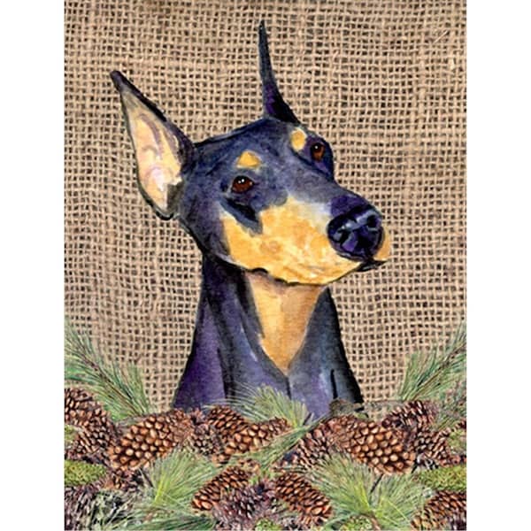 Patioplus 11 x 15 In. Doberman Flag; Garden Size - PA719361
