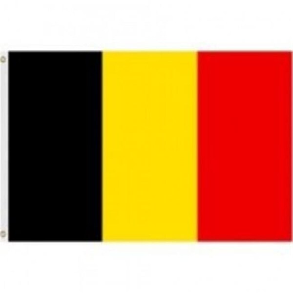 Annin Flagmakers Annin Flagmakers 190612 4 ft. X 6 ft. Nyl-Glo Belgium Flag - 190612