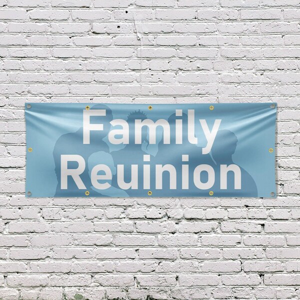 Signmission Family Reunion, 48 Inch x 120 Inch, Vinyl Banner - B-120-30571
