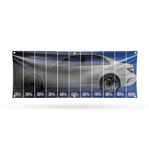 Signmission Window Tinting Percentage, 24 Inch x 72 Inch, Vinyl Banner - B-72-30946