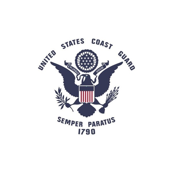 Annin Flagmakers Flag, US Coast Guard Seal, Grdn, 12" x 18" - 379406