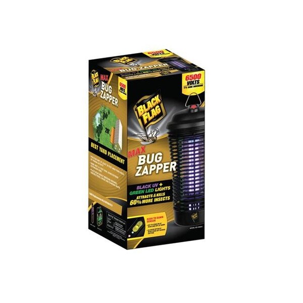 Black Flag Black Flag 7008379 40W 1.5 Acre Flag Max Outdoor Bug Zapper; Black - 7008379