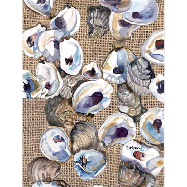 Patioplus Oyster Canvas Flag - House Size, 28 x 40 in. - PA2554453