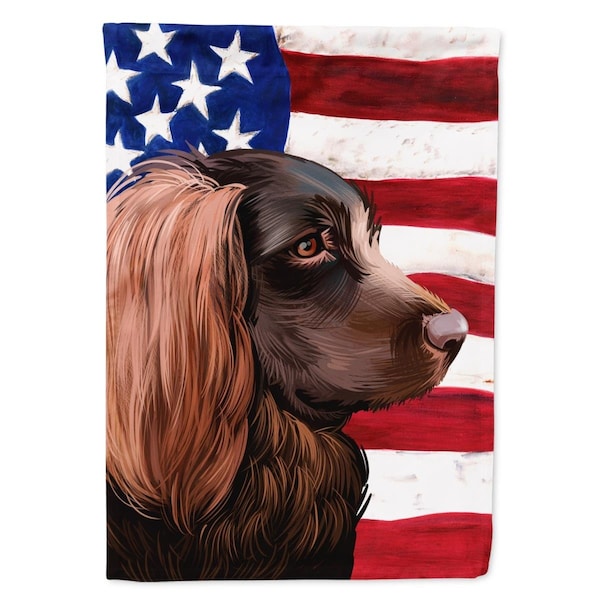 Carolines Treasures Boykin Spaniel Dog American Canvas House Flag - 28 x 0.01 x 40 in. - CK6455CHF