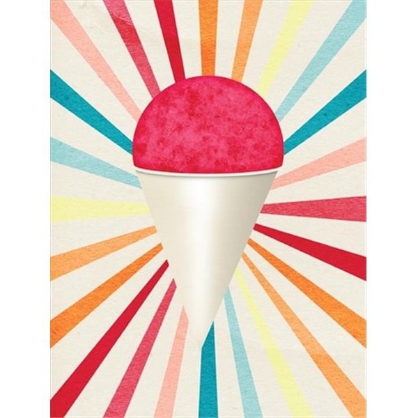 Carolines Treasures Carolines Treasures SB3103CHF Cherry Snowball Snow Cone Flag Canvas House Size - SB3103CHF