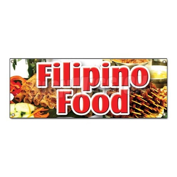 Signmission FILIPINO FOOD BANNER SIGN street foods manila philippines fish balls - B-FILIPINO FOOD