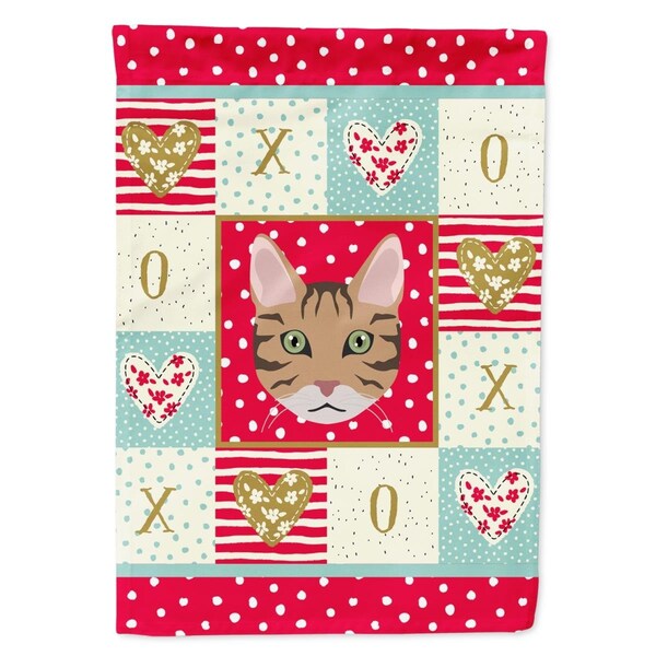Patioplus 11 x 0.01 x 15 in. California Spangled Cat Flag Garden Size - PA3395622