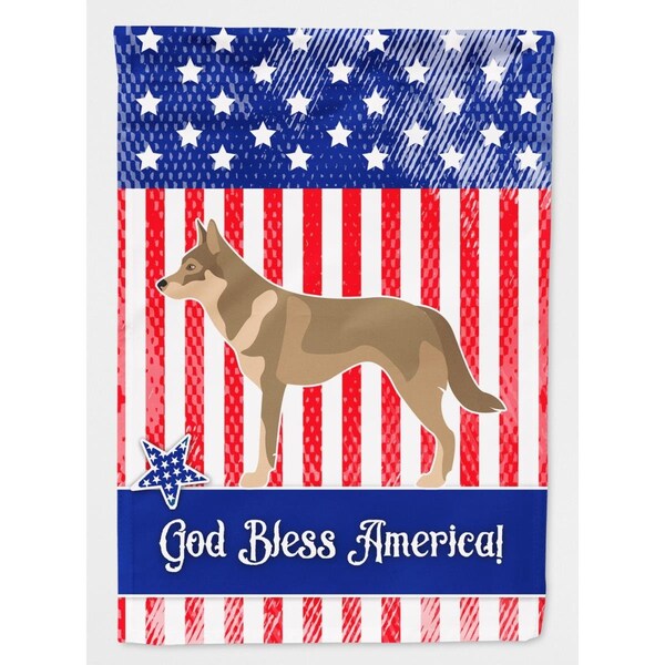Carolines Treasures Czechoslovakian Wolfdog American Canvas House Flag - BB8416CHF