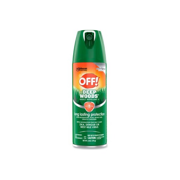 United Stationers Supply OFF! Deep Woods Insect Repellent, 6 oz Aerosol - SJN333242EA