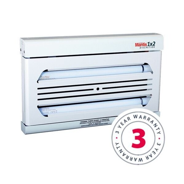Pestwest Usa Llc PestWest Mantis 1X2 Discretion Fly Light - White - 125-000313